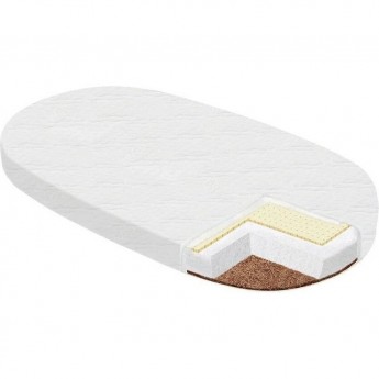 Матрас INDIGO LUX LIFE овал, стеганный трикотаж ALOE (75*125*12)